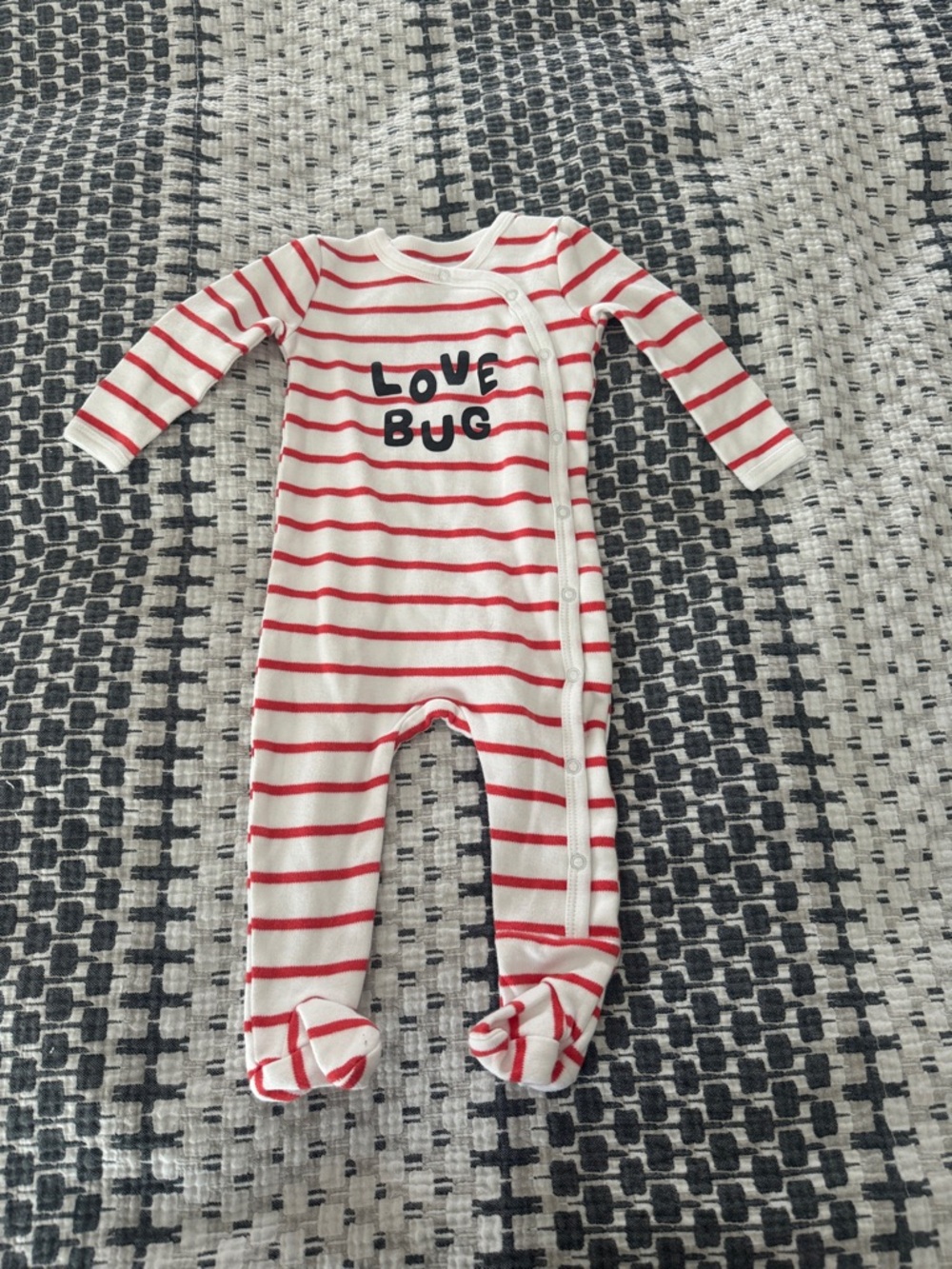 Pottery Barn Kids Love Bug PJs - 6-9 Months
